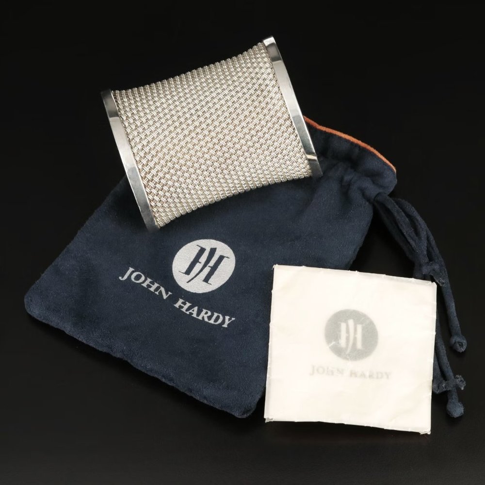 $3450 / NEW / John Hardy Cuff Bracelet - Basket Weave